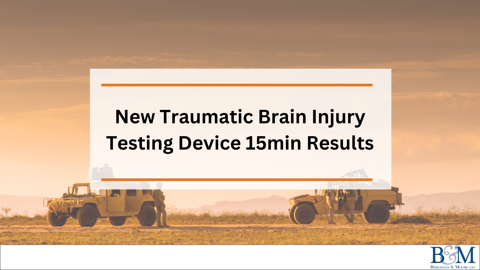 New Traumatic Brain Injury Testing Device 15min Results